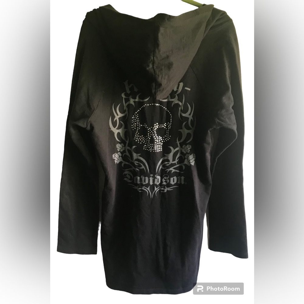 HARLEY-DAVIDSON SWAROVSKI CRYSTAL PULLOVER HOODIE